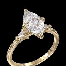 18k Yellow Gold IGI Lab