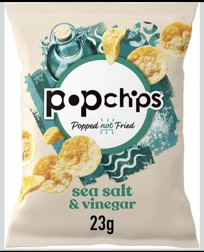 Popchips sea salt vinegar - -,