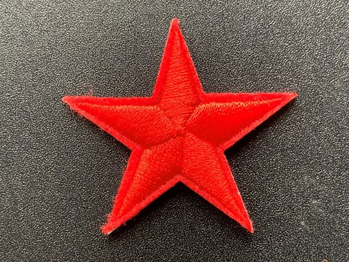 Star iron badge sew - star, on