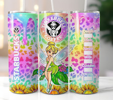 Tinkerbell tumbler 20oz travel - tinkerbell,