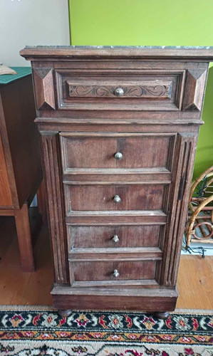 Brown wooden cabinet marble - brown,