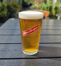 Set of 2 x Red Stripe Jamaican