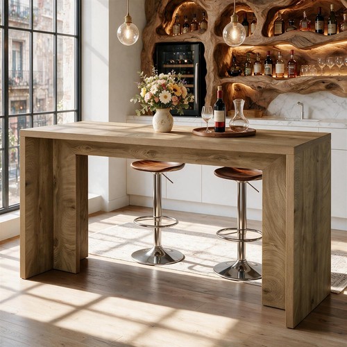 140cm rectangular bar table - 140cm,