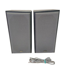 DENON SCM3 High Quality 2 Way Bookshelf Speakers Tested Working