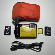 Nikon Coolpix W300 16.0MP 4K Digital Camera Shock/Cold/Dust/Waterproof + Extras