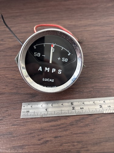 Vintage lucas 63275b ammeter - vintage,
