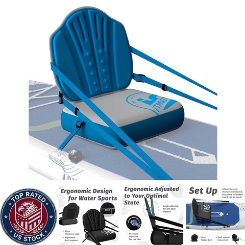 Inflatable sup seat with - sup,