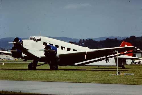 Swiss junkers 701 - ju-52, a-701,