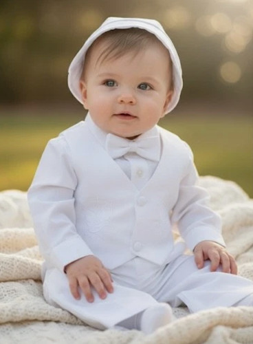 Boys baby children white long - children,