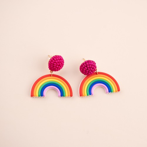 Cute colourful rainbow - cute,