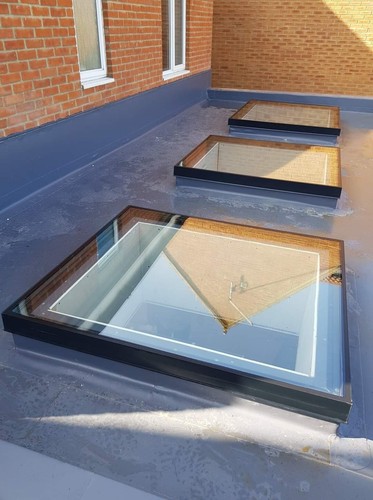 Duraglaze flat glass - glass, rooflight