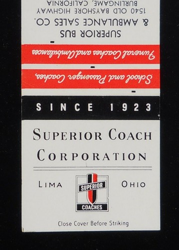 1950s superior bus - superior, ambulance