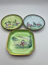 3 Chinese Enamel Vintage