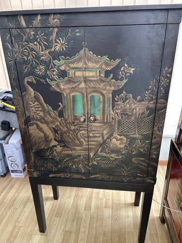 Oriental black lacquer - oriental,