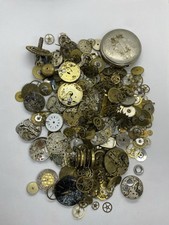 Big 316 Grams Job Lot Watch Parts Cogs, Movements, Faces. Steampunk