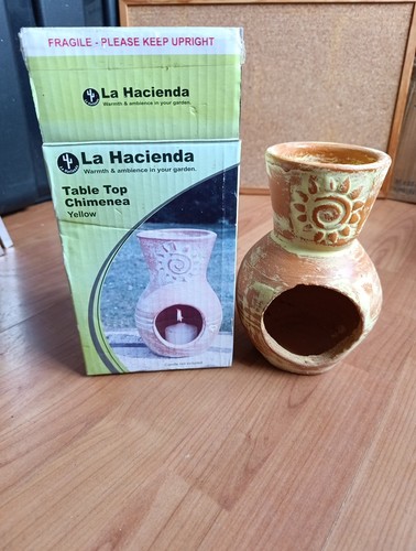 Hacienda table top chimenea - table,