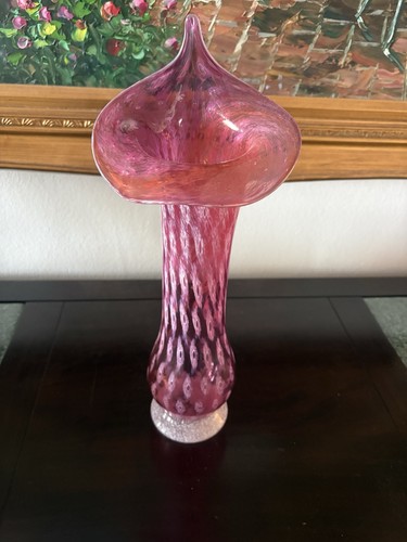 Cranberry glass jack - in, pulpit