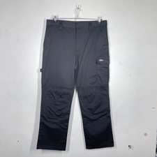 Dickies Work Trousers Mens 36S Black Cargo Pants Skater Carpenter Genuine