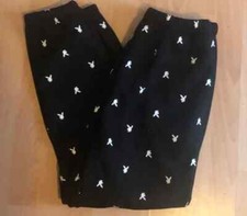 PLAYBOY OVERSIZE JOGGERS BLACK SIZE 4  - SEE MY OTHER ADVERTS FOR MORE SIZES