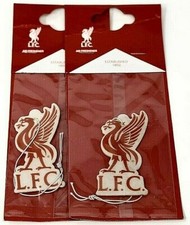 LIVERPOOL FC CAR AIR FRESHENER ROOM OFFICE FOOTBALL ACCESSORIES LFC X 2
