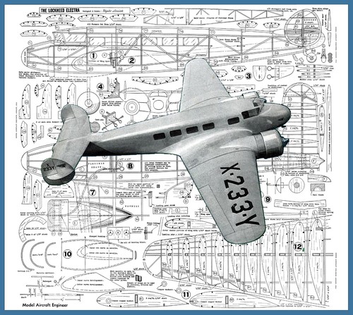 Model airplane plans - model,