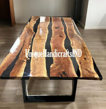 Black Epoxy Table, dining