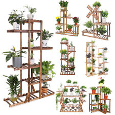 Multi-tiers Wood Plant Stand