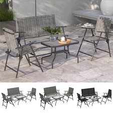 4 PCs Patio Furniture Set