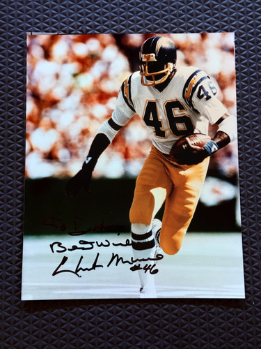 Chuck muncie signed - muncie,