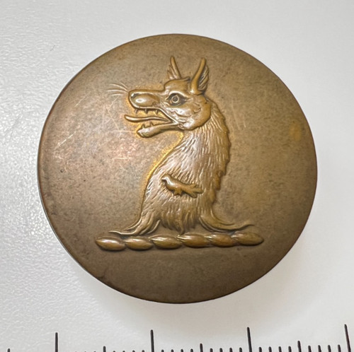 Antique livery button dogs - livery,