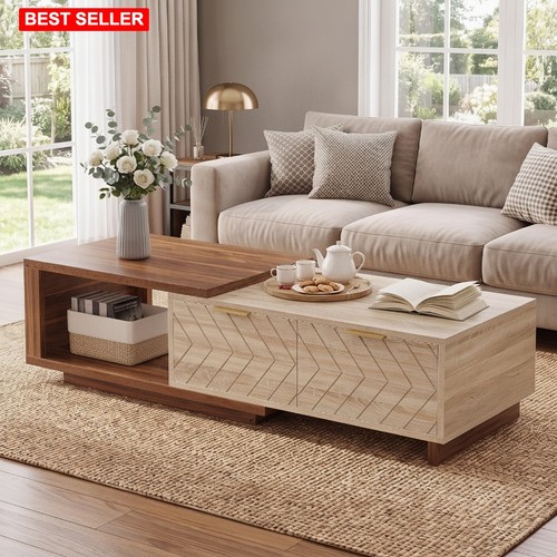 Coffee table expandable - coffee,