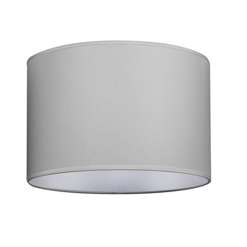 Fabric lamp shades - fabric, grey