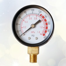  Stainless Steel Pressure Gauge Air Measuring Tool Commercial Gauges