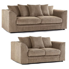 corner sofa jumbo cord & 3+2