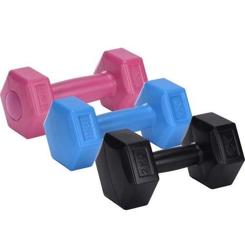 Dumbbells set exercise - set,