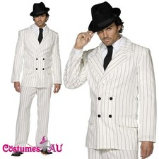 Mens 20s 1920s White Gangster