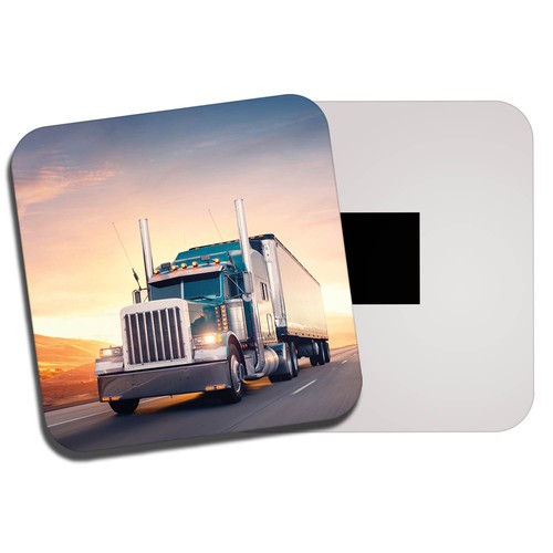 American truck fridge magnet - american,