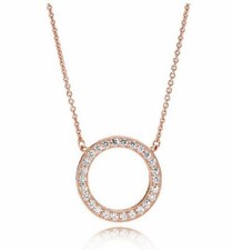 LARGE 30MM ROSE GOLD PLATED