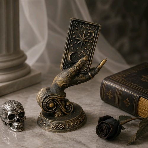 Witch hand holding tarot - witch's,