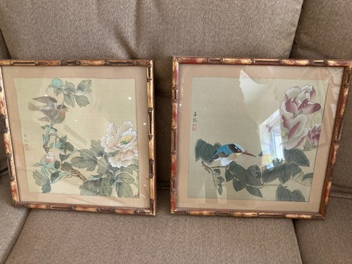 Vintage chinese watercolour - vintage,