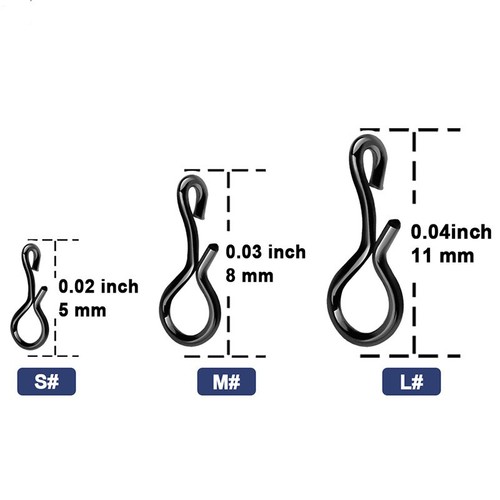 50pack knot fly fishing - no-knot,