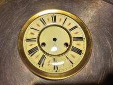 GUSTAV BECKER Antique Vienna antique wall clock Porcelain ENAMEL dial 7 1/4