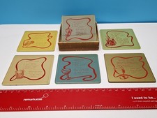 1950s vintage set of glass