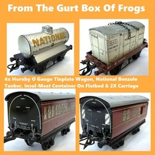 4x Hornby O Gauge Tinplate