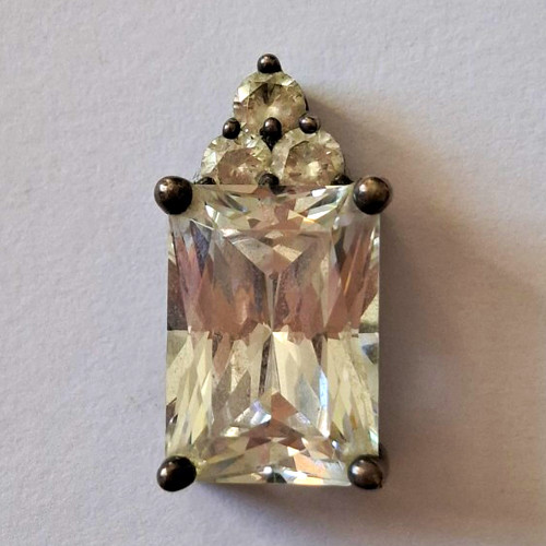 Diamonique qvc silver metal - qvc,