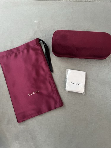 Gucci burgundy hard case - gucci,