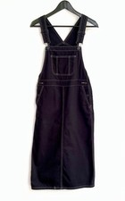 GU Japan Denim Apron Dress Bib