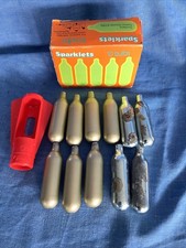 Sparklets CO2 Bulb Charger Holder with 7 +chargers.