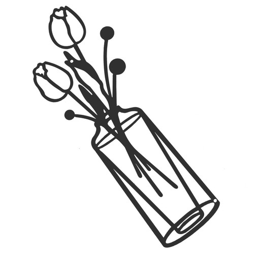 Iron art flower - iron, style