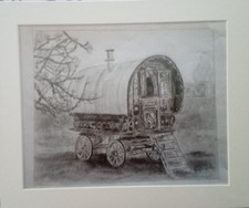 Gypsy Wagon Print 12"x10" from